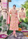 Zeenat Vol 12 By Kavya Capsule Foil Printed Readymade Suits Wholesale Shop In Surat
